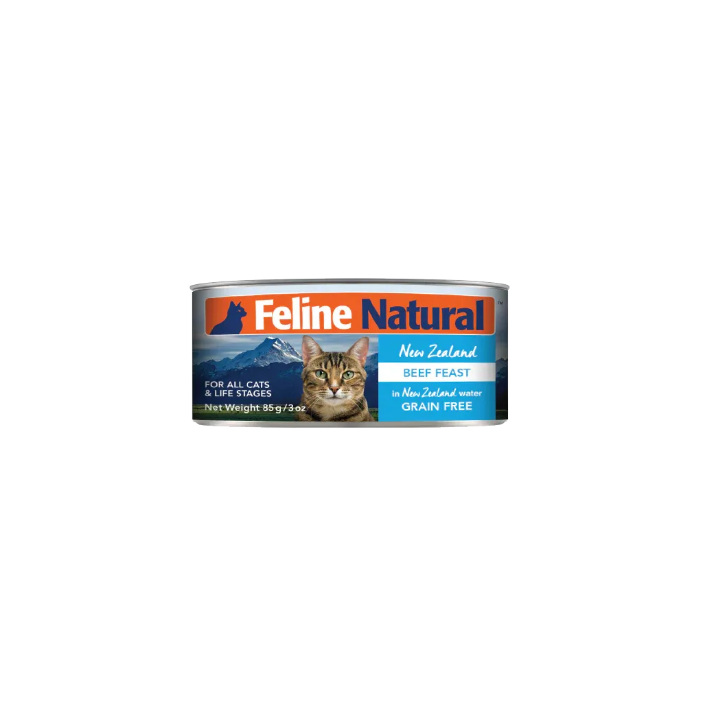 FELINE NATURAL BEEF FEAST CAN 3oz/85g