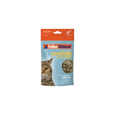 FELINE NATURAL FREEZE DRIED CHICKEN HEALTHY BITES 1.76oz/50g