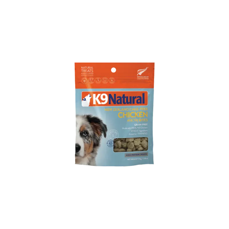 K9 NATURAL FREEZE DRIED CHICKEN HEALTHY BITES 1.76oz/50g