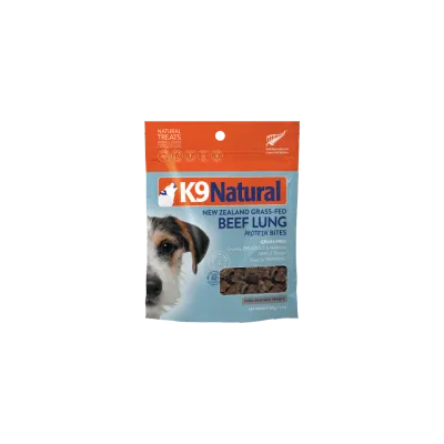 K9 NATURAL BEEF LUNG PROTEIN BITES 1.76oz/50g