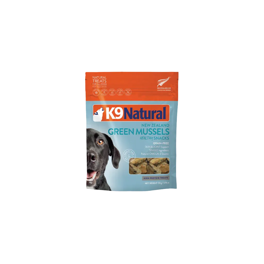 K9 NATURAL GREEN MUSSELS 1.76oz/50g