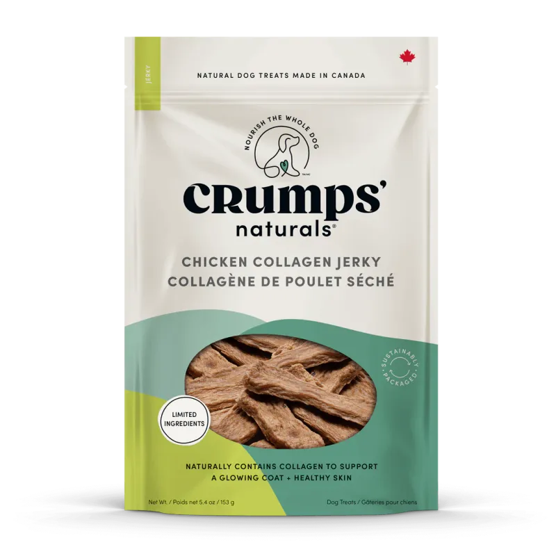 CRUMPS CHICKEN COLLAGEN JERKY 5.4oz/153g
