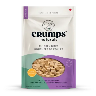 CRUMPS FREEZE DRIED CHICKEN BITES 100g