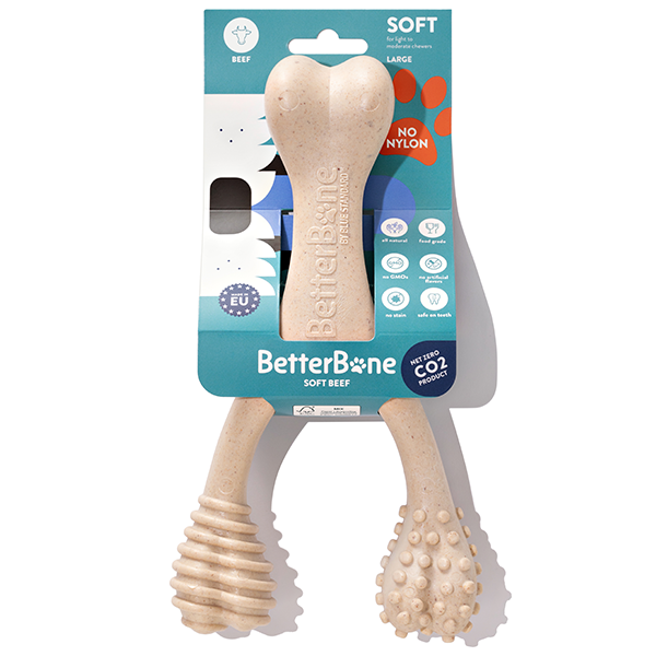 BETTERBONE DOG CHEW SOFT NATURAL BEEF LARGE