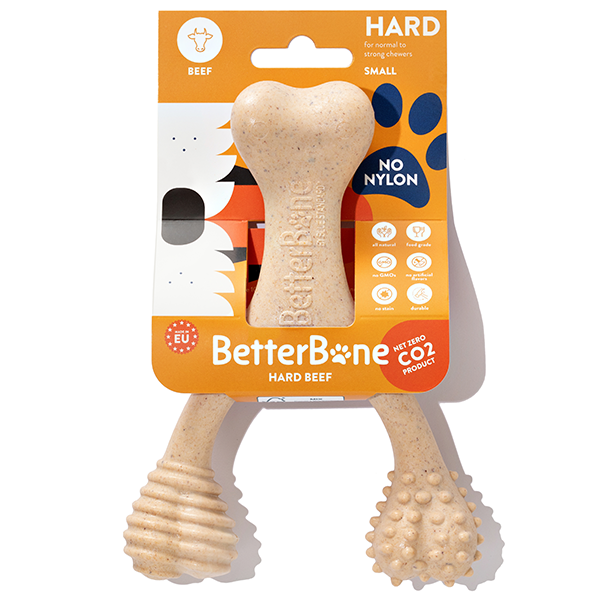 BETTERBONE DOG CHEW HARD NATURAL BEEF SMALL