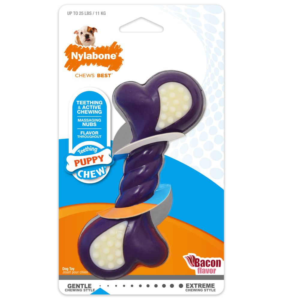 NYLABONE PUPPY DURA CHEW DOUBLE ACTION