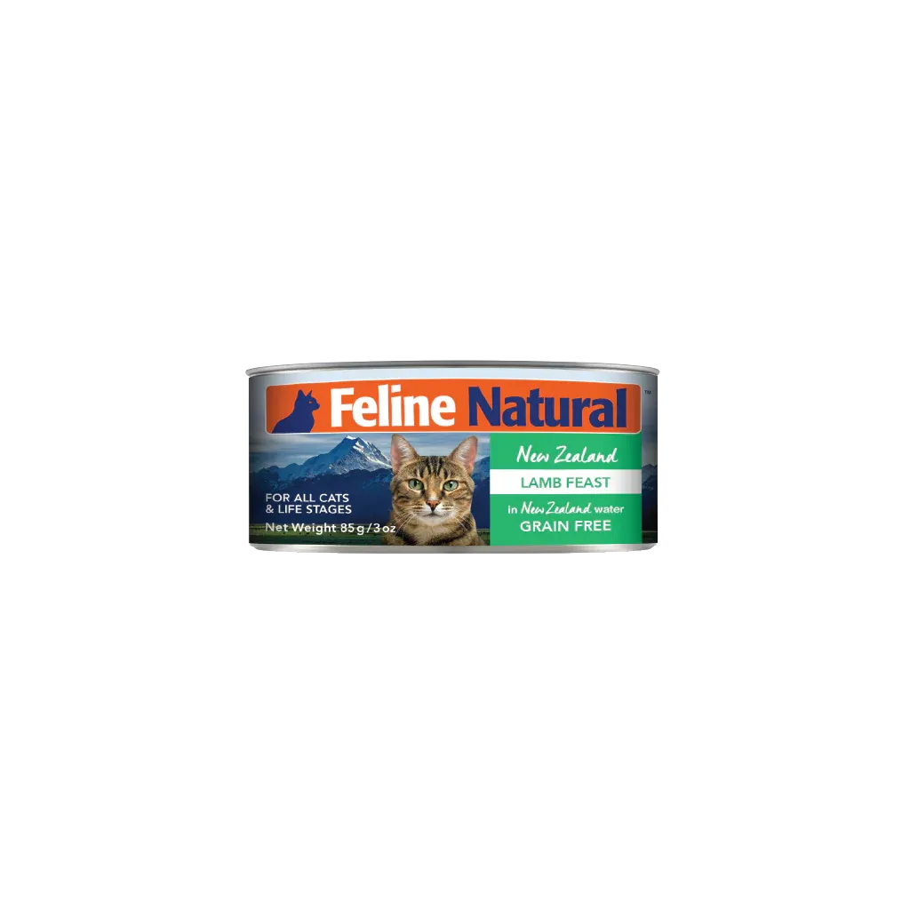 FELINE NATURAL LAMB FEAST CAN 3oz/85g