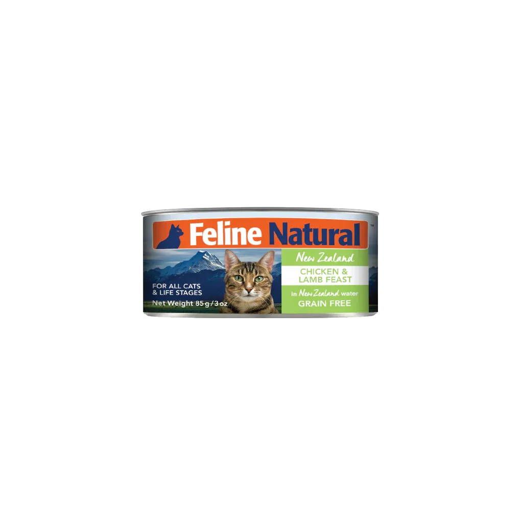 FELINE NATURAL CHICKEN &amp; LAMB FEAST CAN 3oz/85g