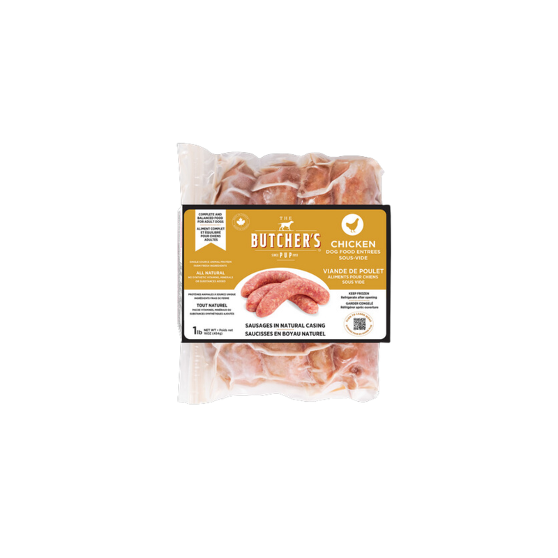 THE BUTCHERS PUP SOUS-VIDE CHICKEN SAUSAGES 1lb
