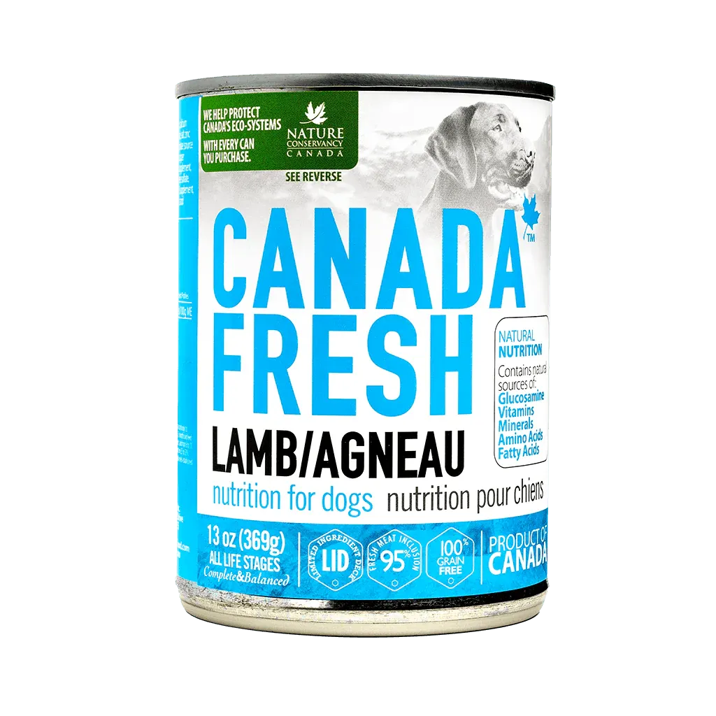 CANADA FRESH DOG LAMB 13oz/369g