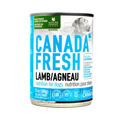 CANADA FRESH DOG LAMB 13oz/369g