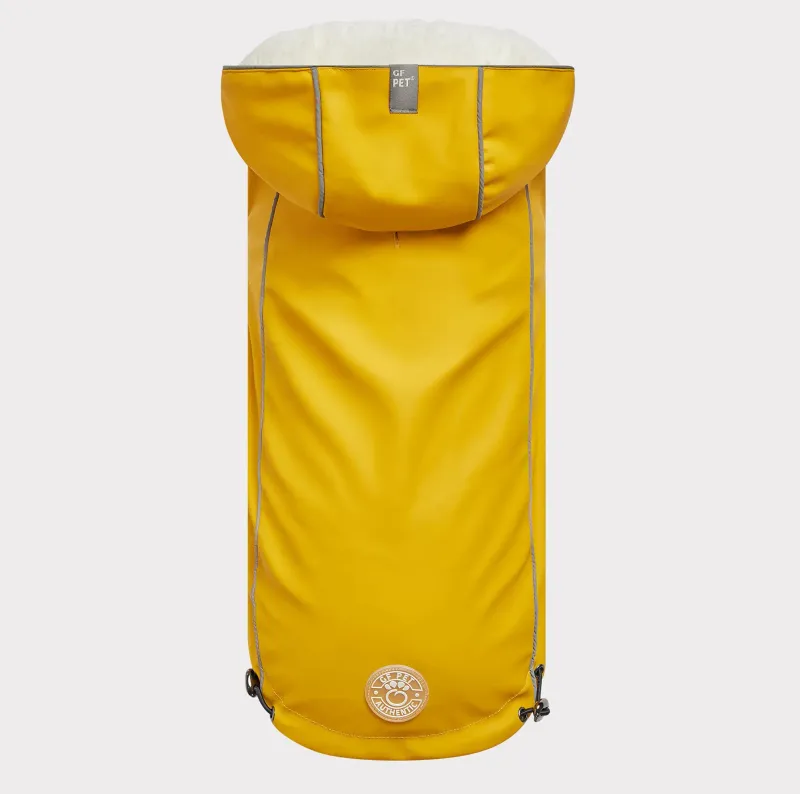 GF PET INSULATED RAINCOAT YELLOW LARGE - 18&quot;
