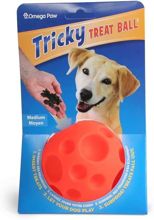 OMEGA PAW TRICKY TREAT BALL MEDIUM