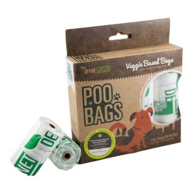 DEFINE PLANET COMPOSTABLE VEGGIE BASED WASTE BAGS 104ct