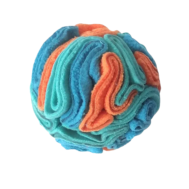 FOUFOU HIDE&#39;N SEEK SNUFFLE BALL BLUE LARGE 6&quot;