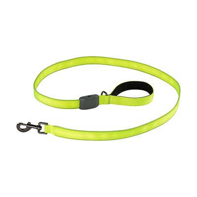 Nite Ize Nitedog Rechargeable Led Leash Lime Green 1&quot;X5&#39;