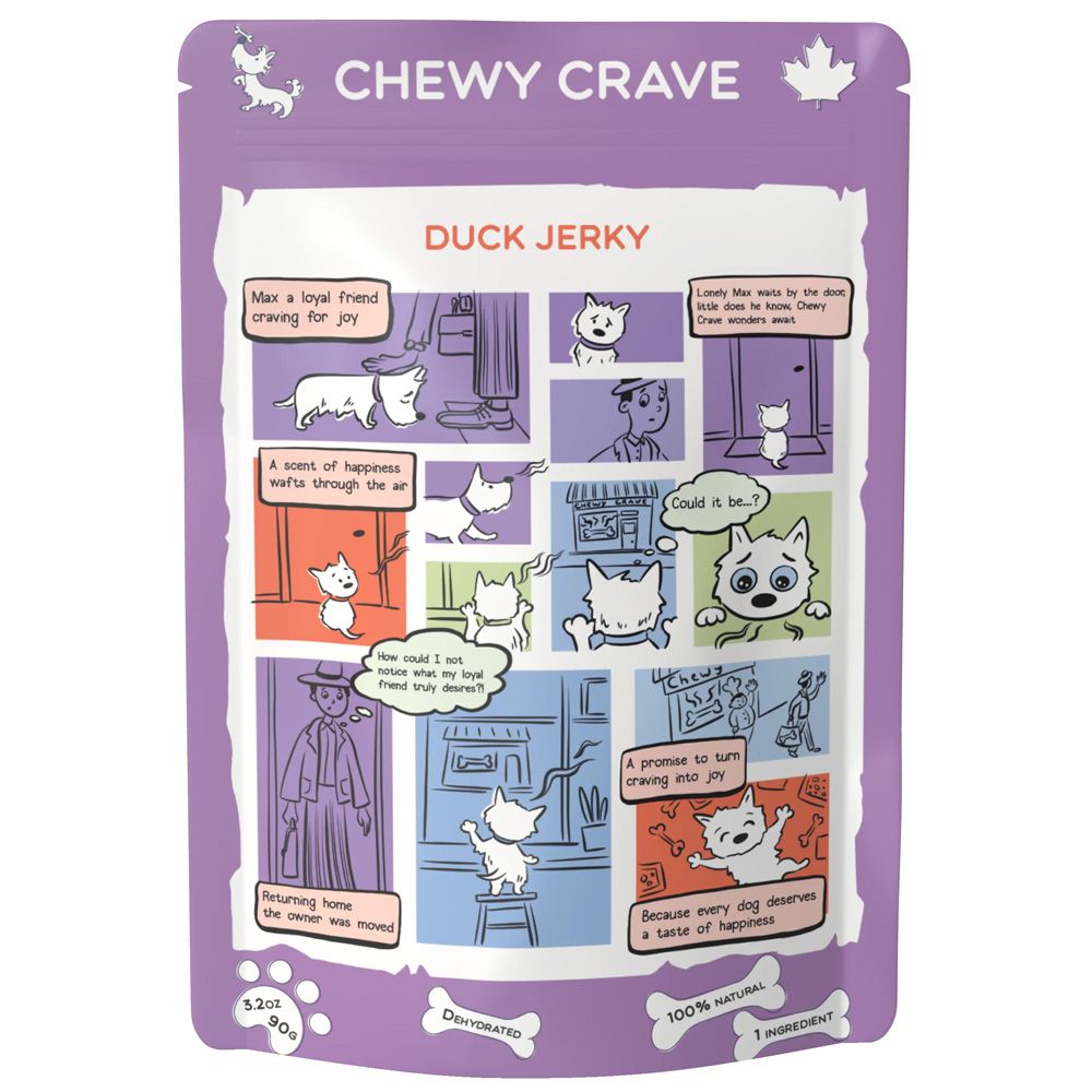 CHEWY CRAVE DUCK JERKY 90g