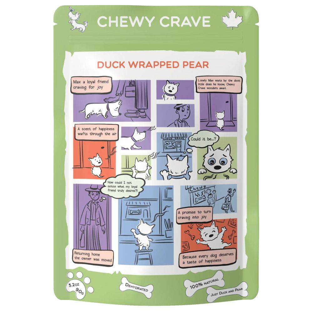 CHEWY CRAVE DUCK WRAPPED PEAR 90g