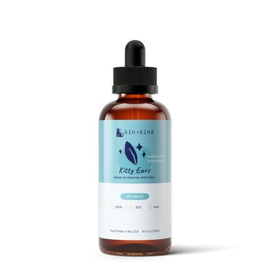 KIN + KIND NATURAL KITTY EAR CLEANER 4oz
