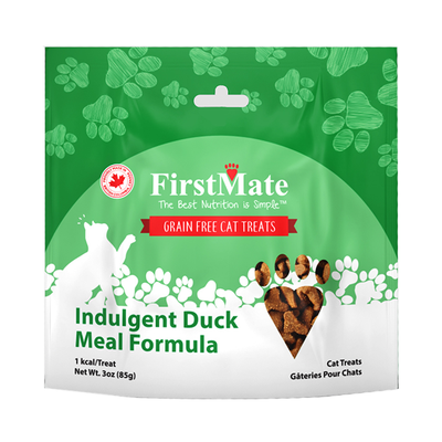 FIRSTMATE CAT TREATS INDULGENT DUCK MEAL FORMULA 3oz