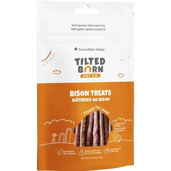 TILTED BARN BISON TREATS 100g