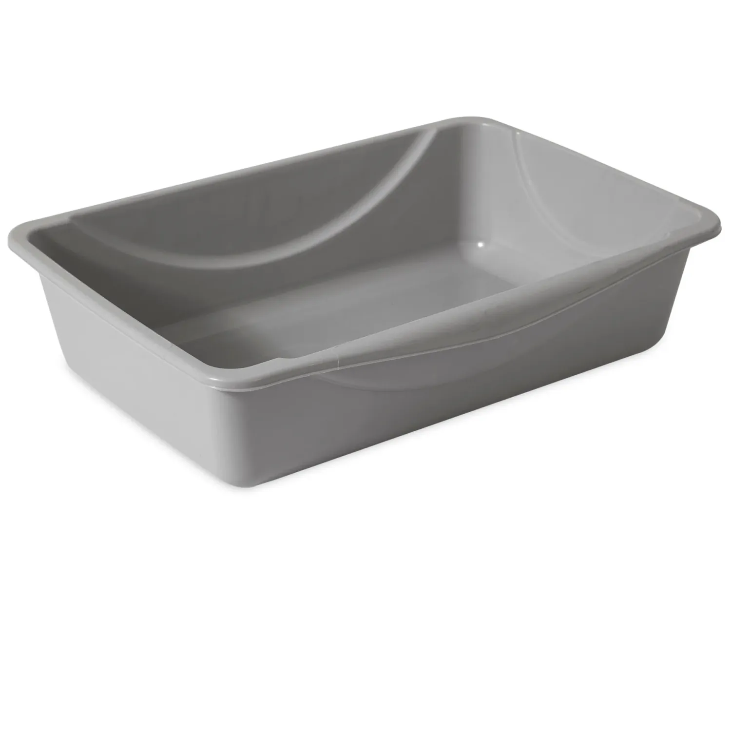 PETMATE LITTER PAN MEDIUM GREY 16&quot; x 12&quot; x 4&quot;