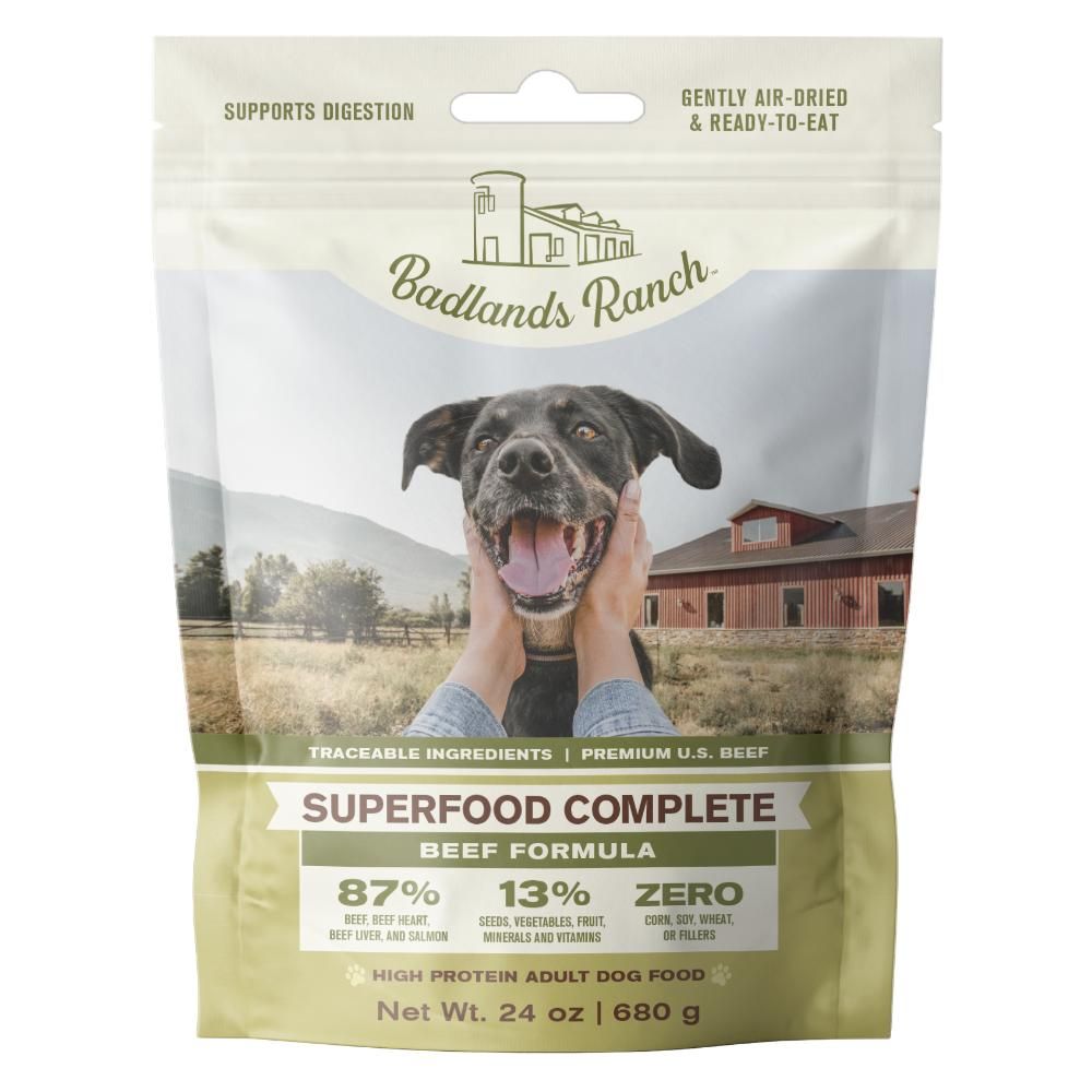 BADLANDS RANCH SUPERFOOD COMPLETE BEEF FORMULA 24oz/680g