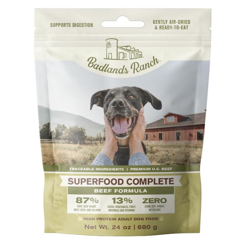 BADLANDS RANCH SUPERFOOD COMPLETE BEEF FORMULA 24oz/680g