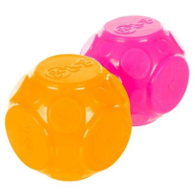 GO DOG SILENT SQUEAK BALL 2pk