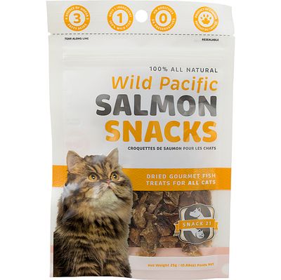 SNACK 21 WILD PACIFIC SALMON SNACKS 25g/0.88oz