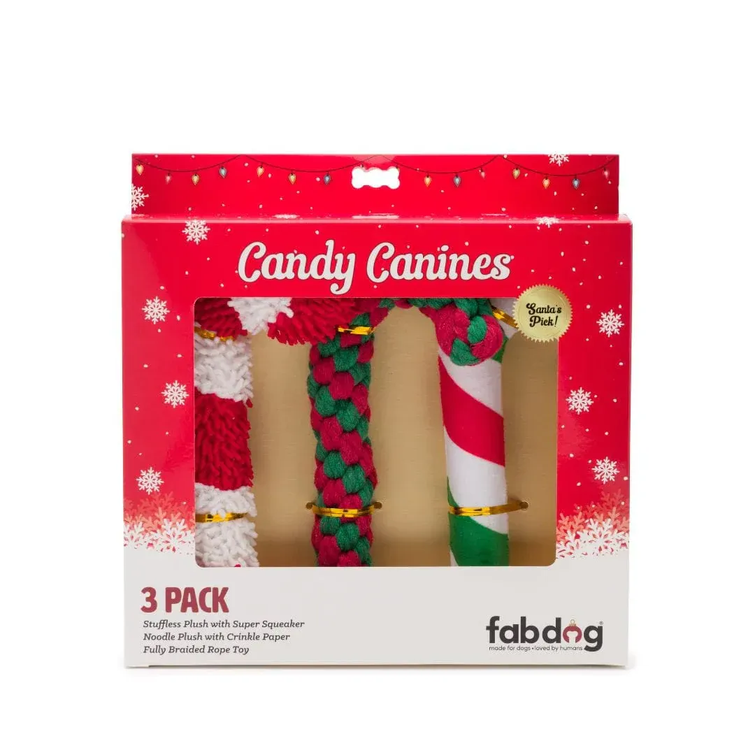 FABDOG CANDY CANINES 3 PACK