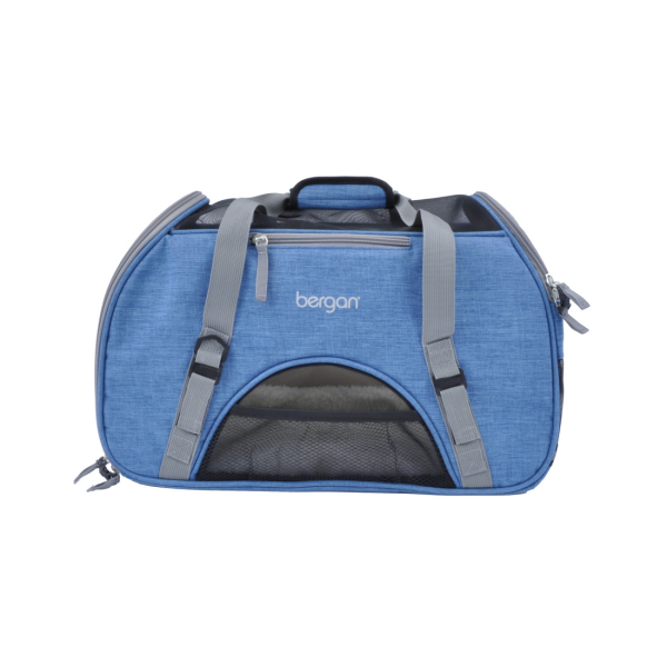 COASTAL BERGAN COMFORT CARRIER HEATHER BERMUDA &amp; GREY LARGE 19&quot; L x 10&quot; W x 13&quot; H
