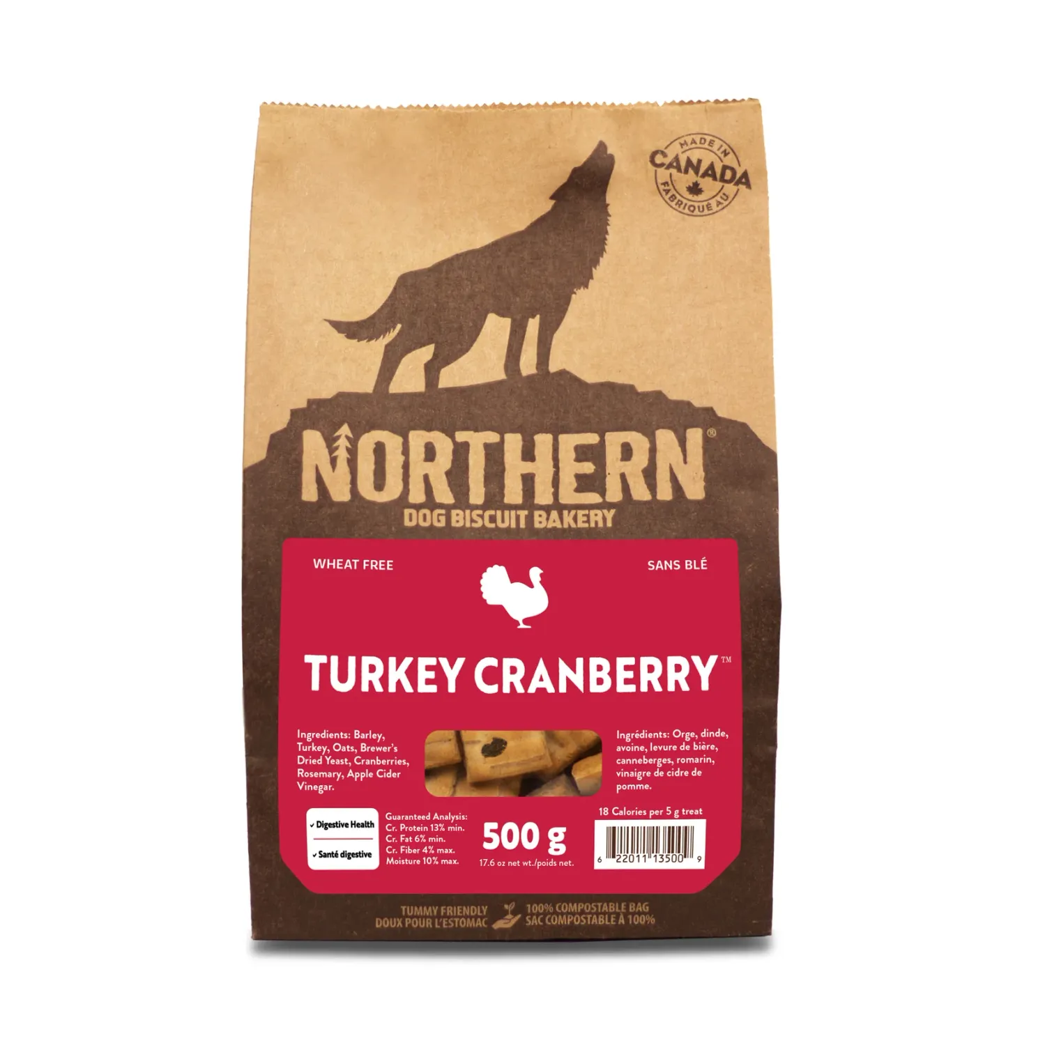 NORTHERN BISCUITS TURKEY &amp; CRANBERRRY 500g/17.6oz