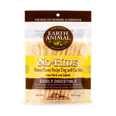 NO HIDE CHEW PEANUT BUTTER STIX 10pk