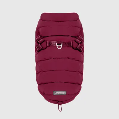 CANADA POOCH THE HARNESS PUFFER PLUM 14