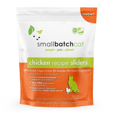 SMALLBATCH CAT CHICKEN RECIPE SLIDERS 3lb/1.36kg