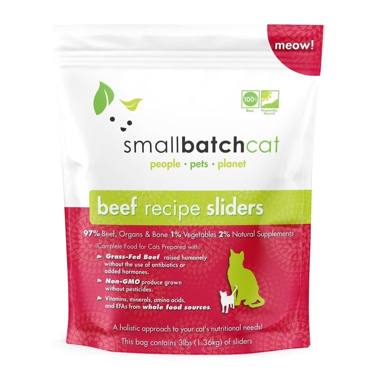 SMALLBATCH CAT BEEF RECIPE SLIDERS 3lb/1.36kg