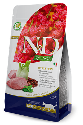 FARMINA N&amp;D CAT QUINOA DIGESTION LAMB 11lb/5kg