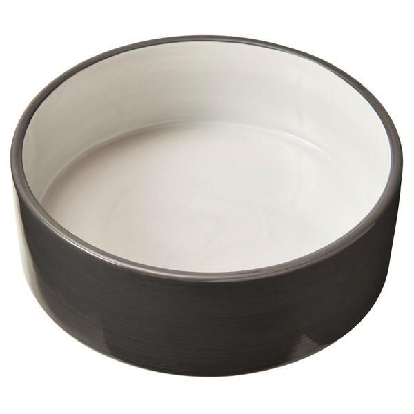 SPOT TWO TONE GRAY DISH 7&quot;