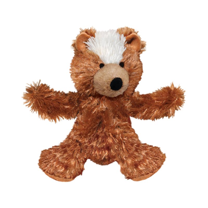 KONG DR NOYZ TEDDY BEAR WITH REPLACEABLE SQUEAKER MEDIUM