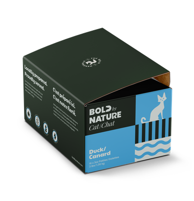 BOLD BY NATURE CAT DUCK PATTIES 3lb/1.36kg