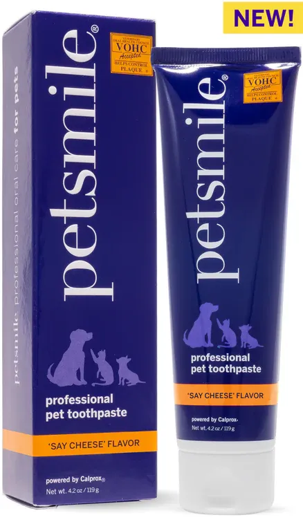 PETSMILE TOOTHPASTE &#39;SAY CHEESE&#39; FLAVOUR 4.2oz