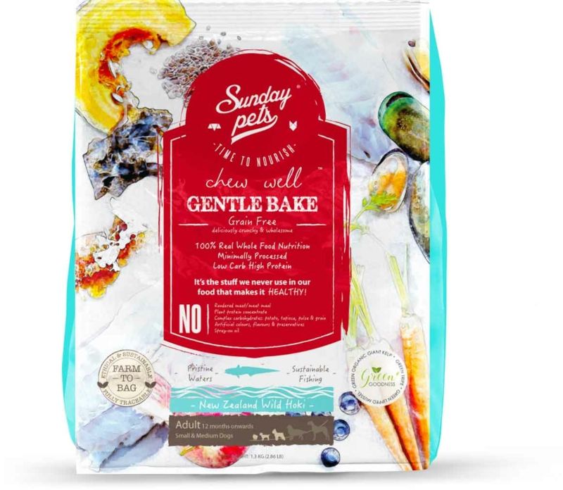SUNDAY PETS GENTLY BAKED HOKI WITH TRIPE 2.86lb/1.3kg