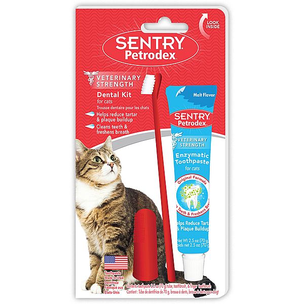 SENTRY PETRODEX ENZYMATIC CAT DENTAL KIT