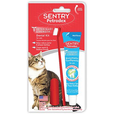SENTRY PETRODEX ENZYMATIC CAT DENTAL KIT