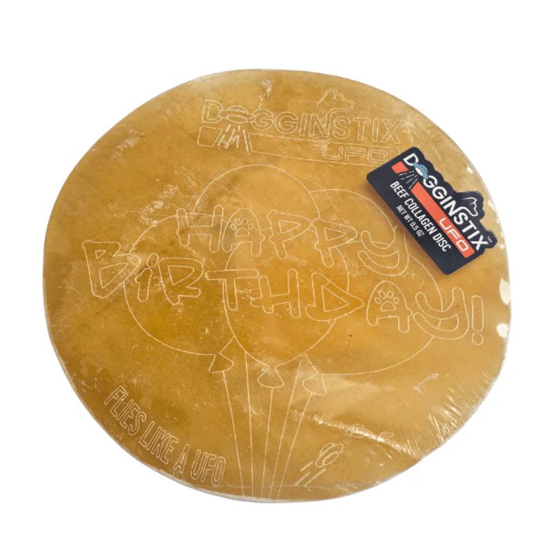 DOGGINSTIX BEEF COLLAGEN UFO