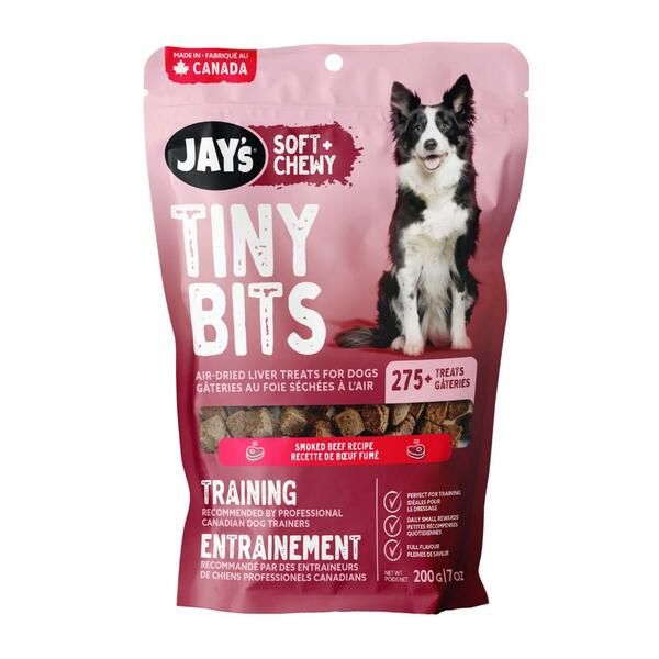 JAY&#39;S SOFT &amp; CHEWY TINY BITS TRAINING TREATS SMOKED BEEF RECIPE 200g/7oz