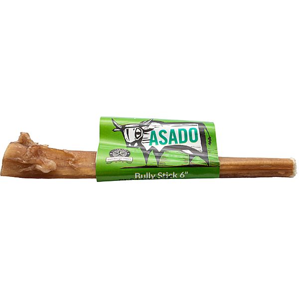 SILVER SPUR ASADO ODOR FREE BULLY STICK - 6&quot;