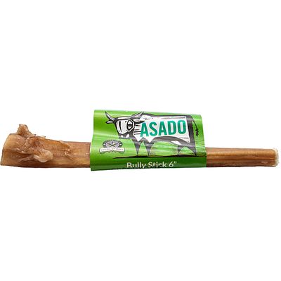 SILVER SPUR ASADO ODOR FREE BULLY STICK - 6&quot;