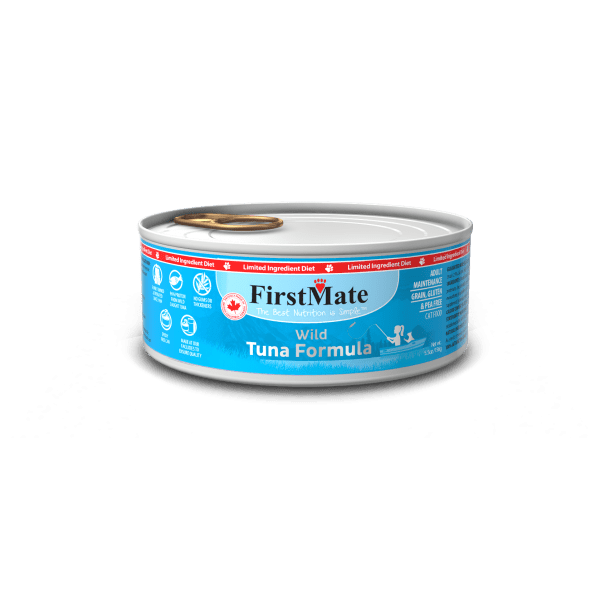 FIRSTMATE CAT LID GRAIN FREE WILD TUNA FORMULA 5.5oz/156g